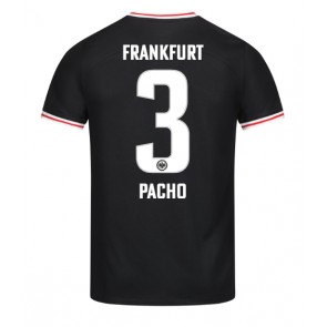 Eintracht Frankfurt Willian Pacho #3 Gostujuci Dres 2023-24 Kratak Rukavima